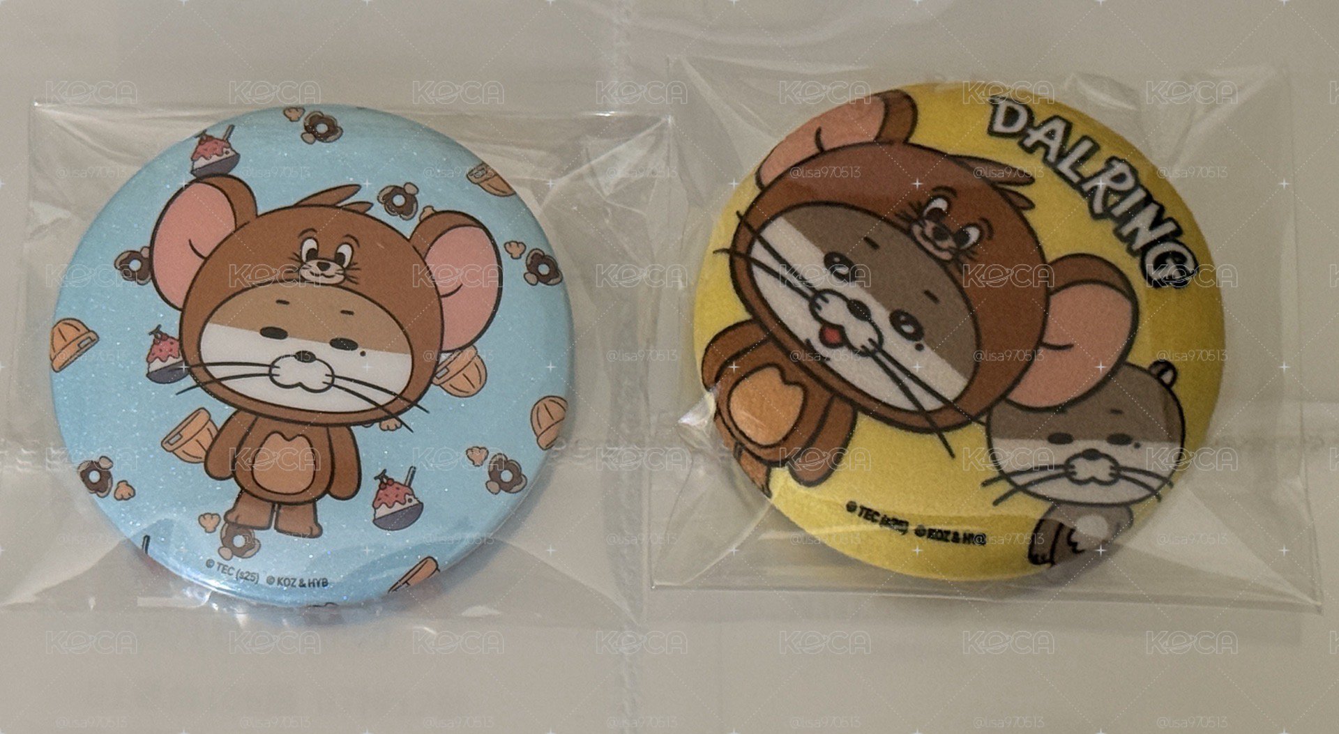 Tom & Jerry 聯名 隨機 徽章 