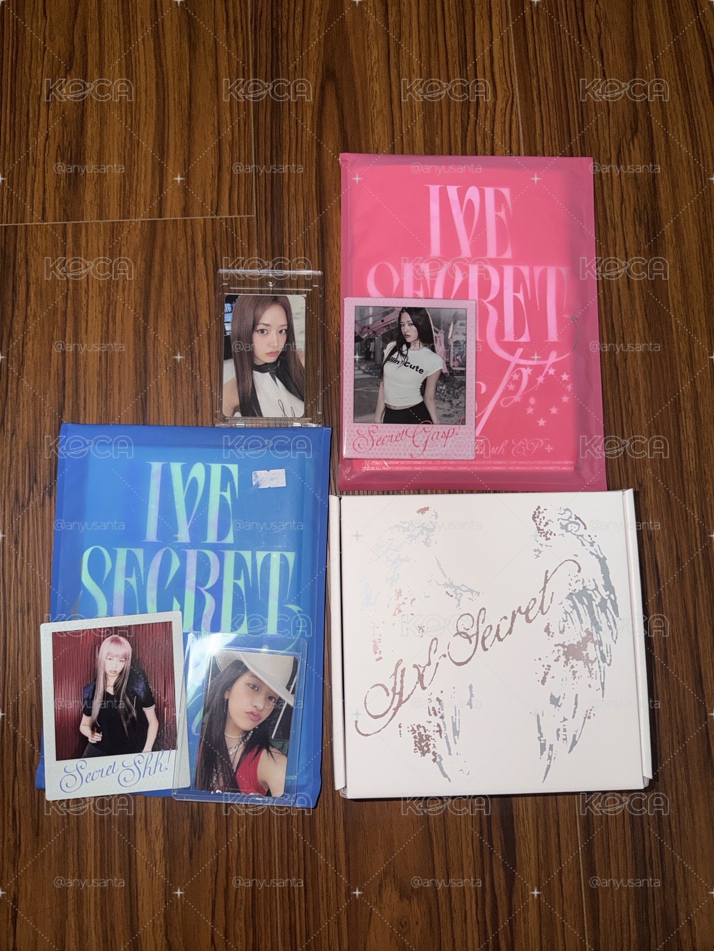 IVE SECRET專輯（含空專➕兩張專卡）