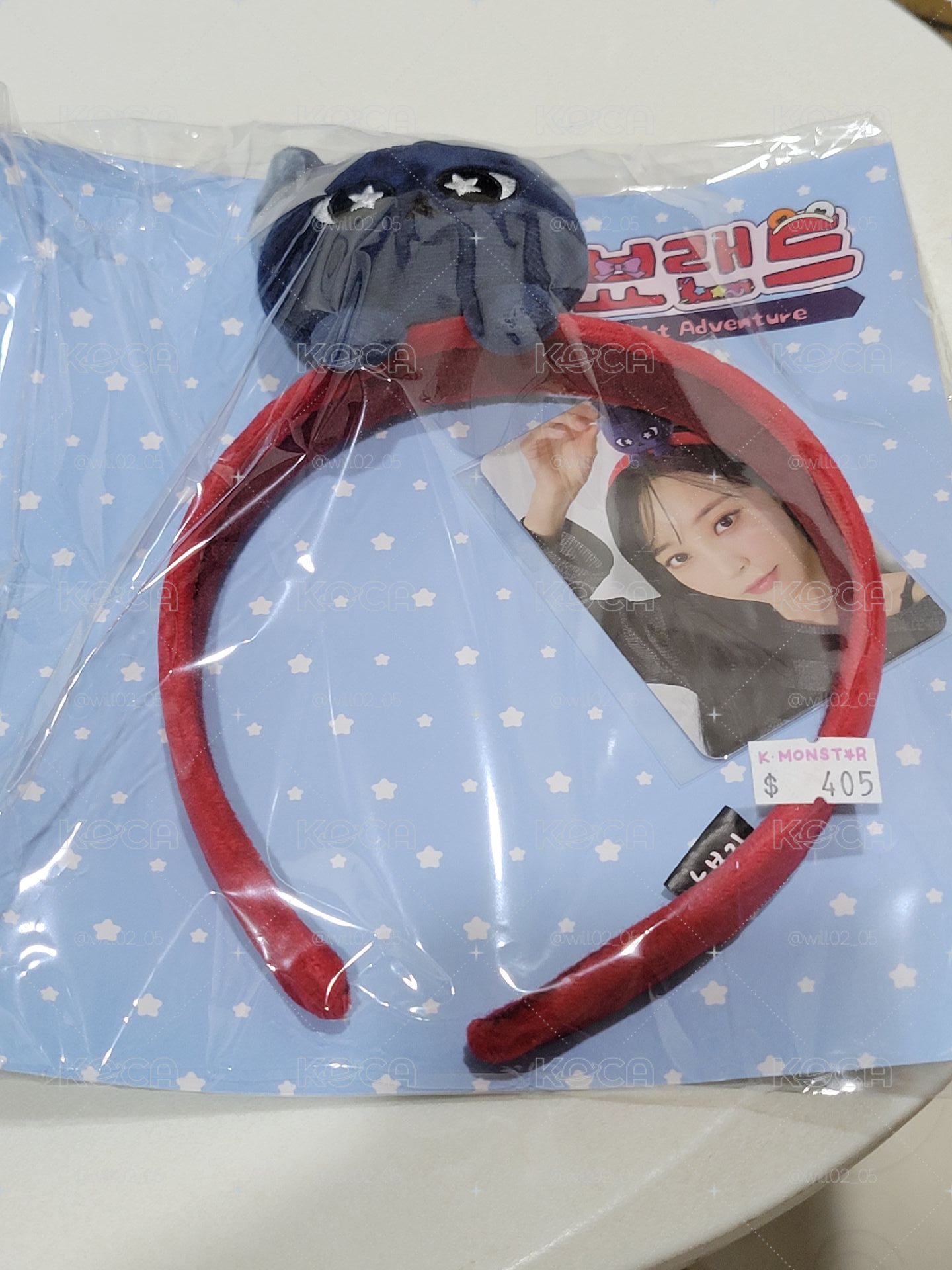 髮箍未拆