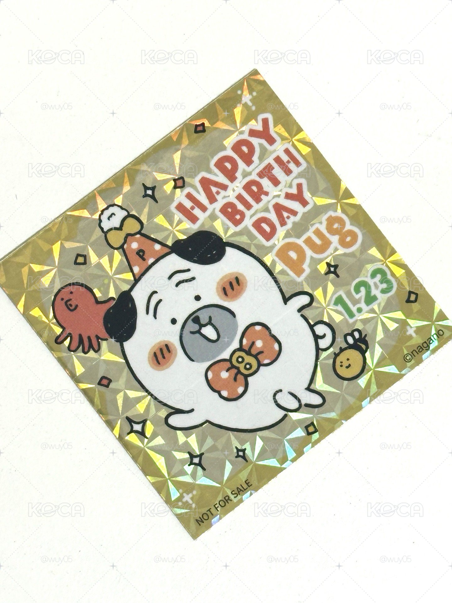 帕格生日貼紙特典