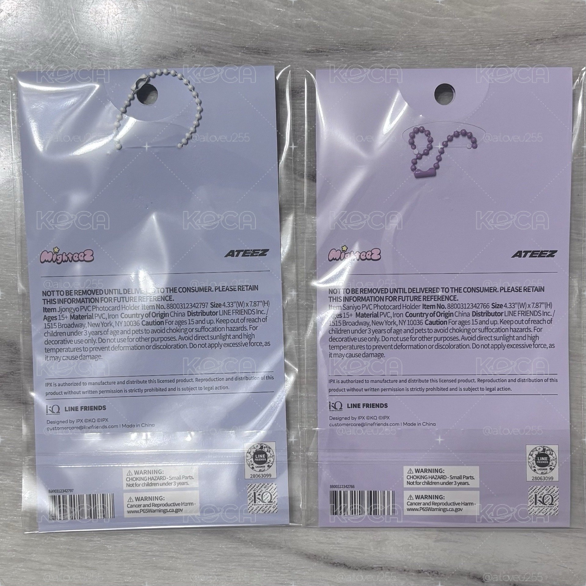 💜傘 鍾浩 美通卡套 未使用不含卡