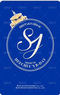 2025 SM ARTIST BIRTHDAY 周邊卡 收納包卡 背面