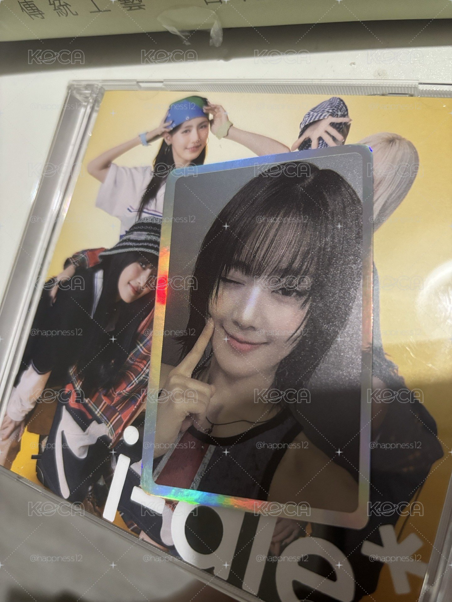 i-dle 展覽卡 minnie 