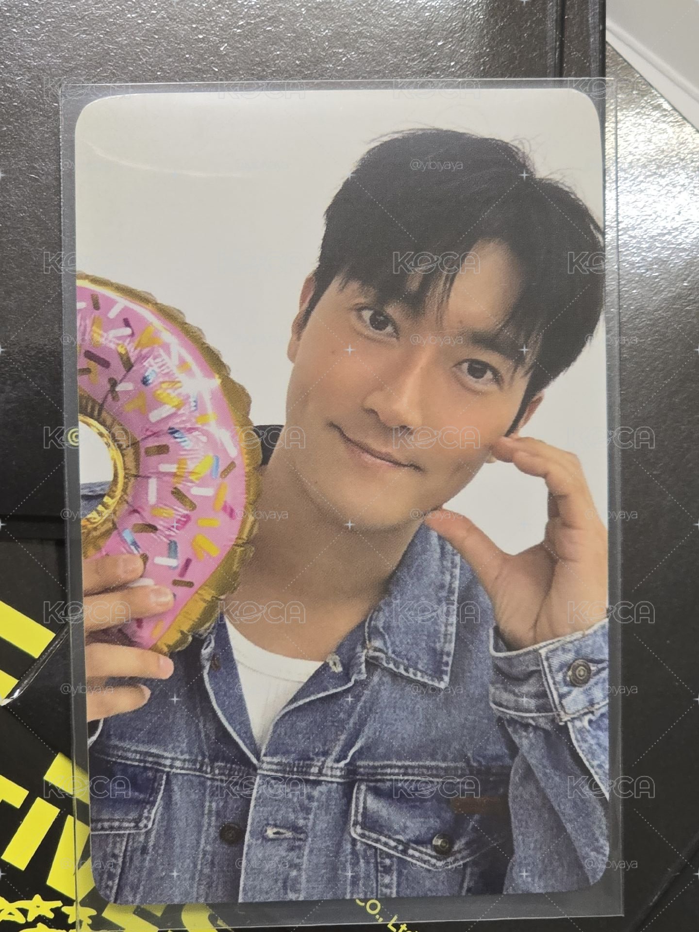 SJ 2026年曆週邊卡包B.ver 始源甜甜圈 可作綁物