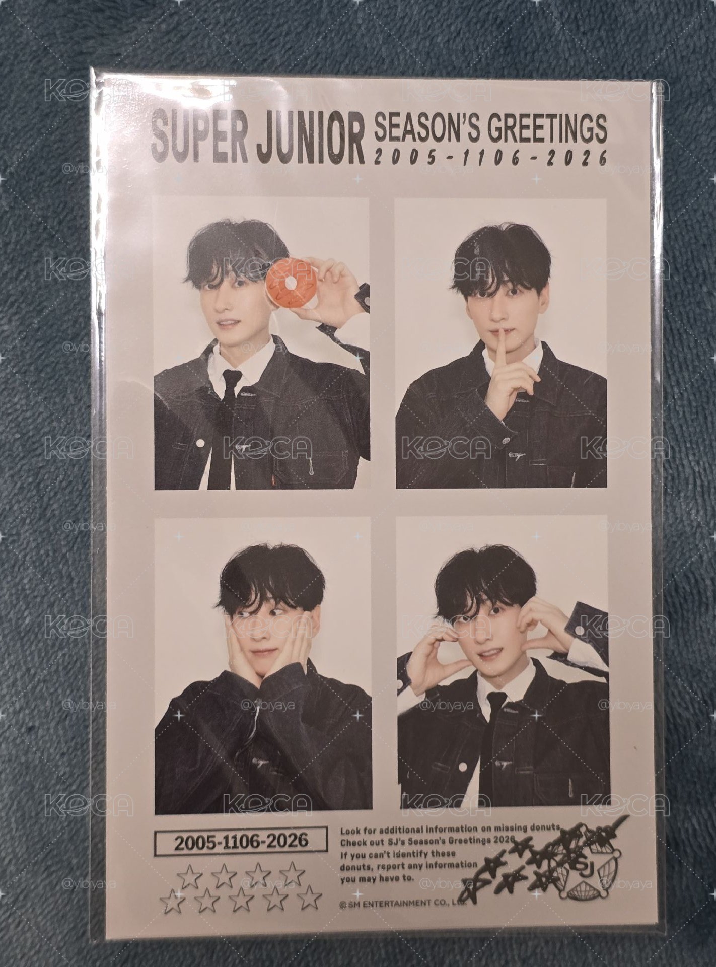 SJ 2026年曆週邊 人生四格 赫宰