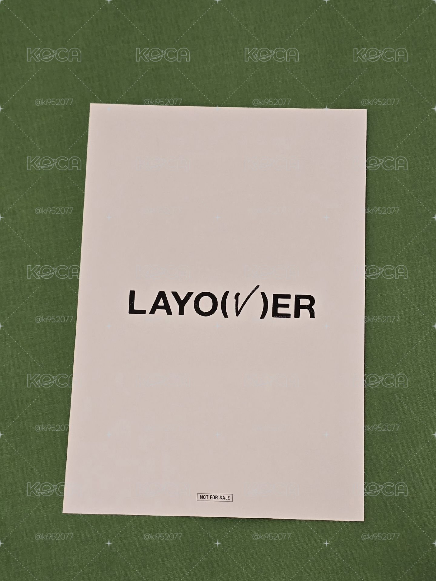 LAYOVER 環球 特典明信片