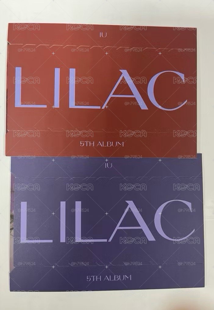 IU 李知恩 Lilac寫真書隱藏卡 兩款合出