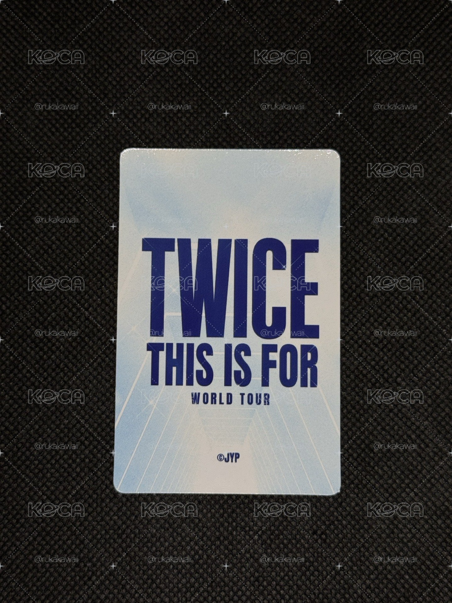 Twice子瑜 六巡快閃店滿額卡