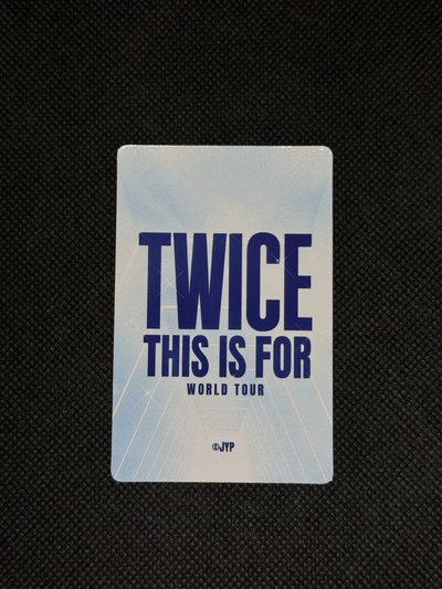 Twice子瑜 六巡快閃店滿額卡
