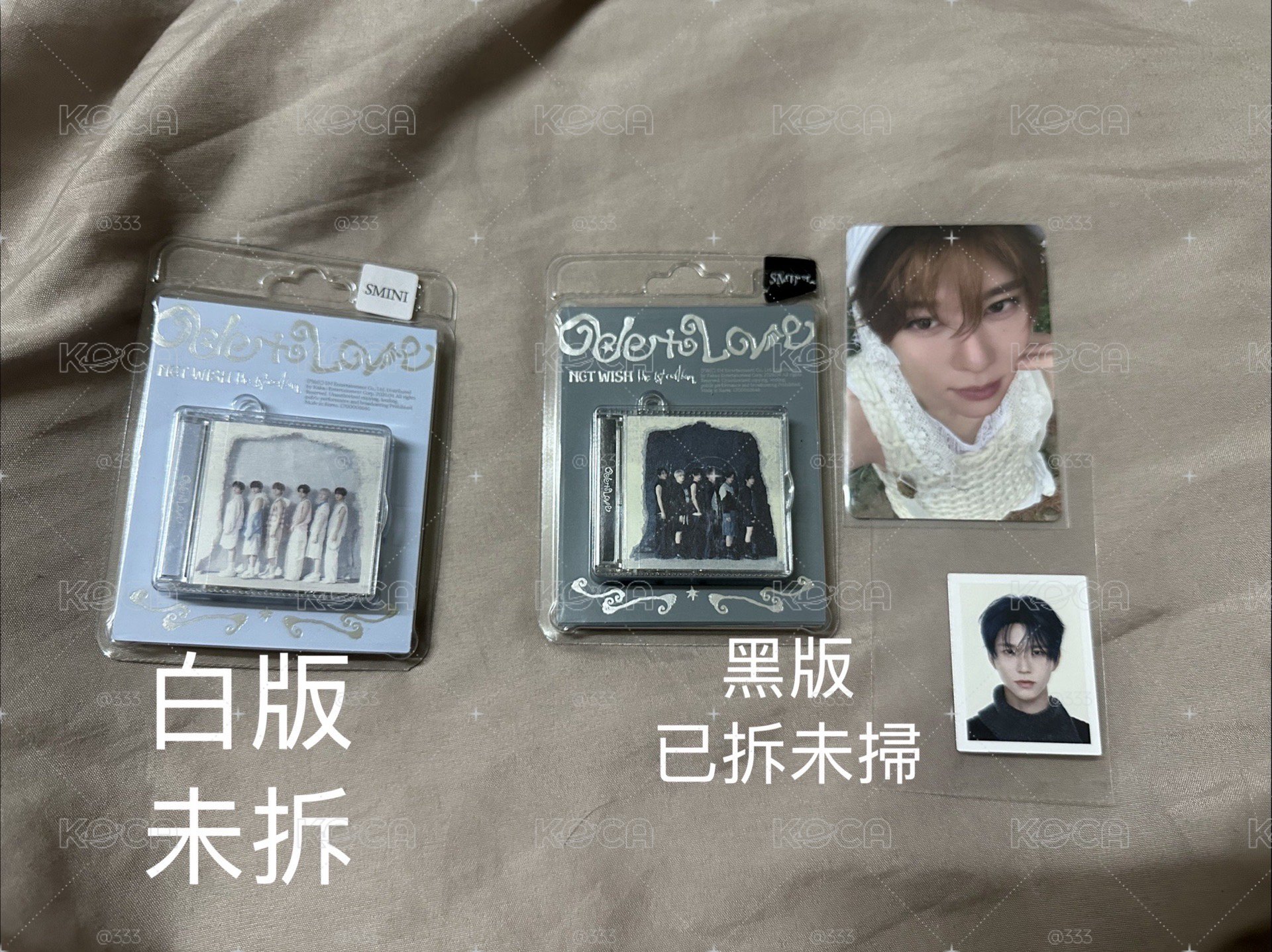 黑版big smini包子溫+栽禧證件照、白版未拆