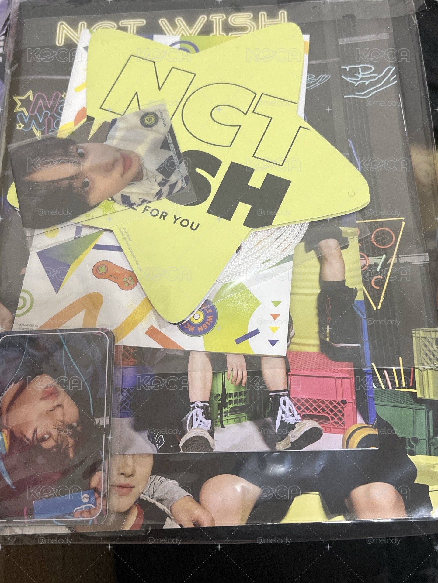 nct wish日咖 會員禮 special kit riku透卡