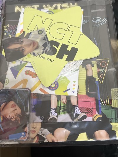 nct wish日咖 會員禮 special kit riku透卡