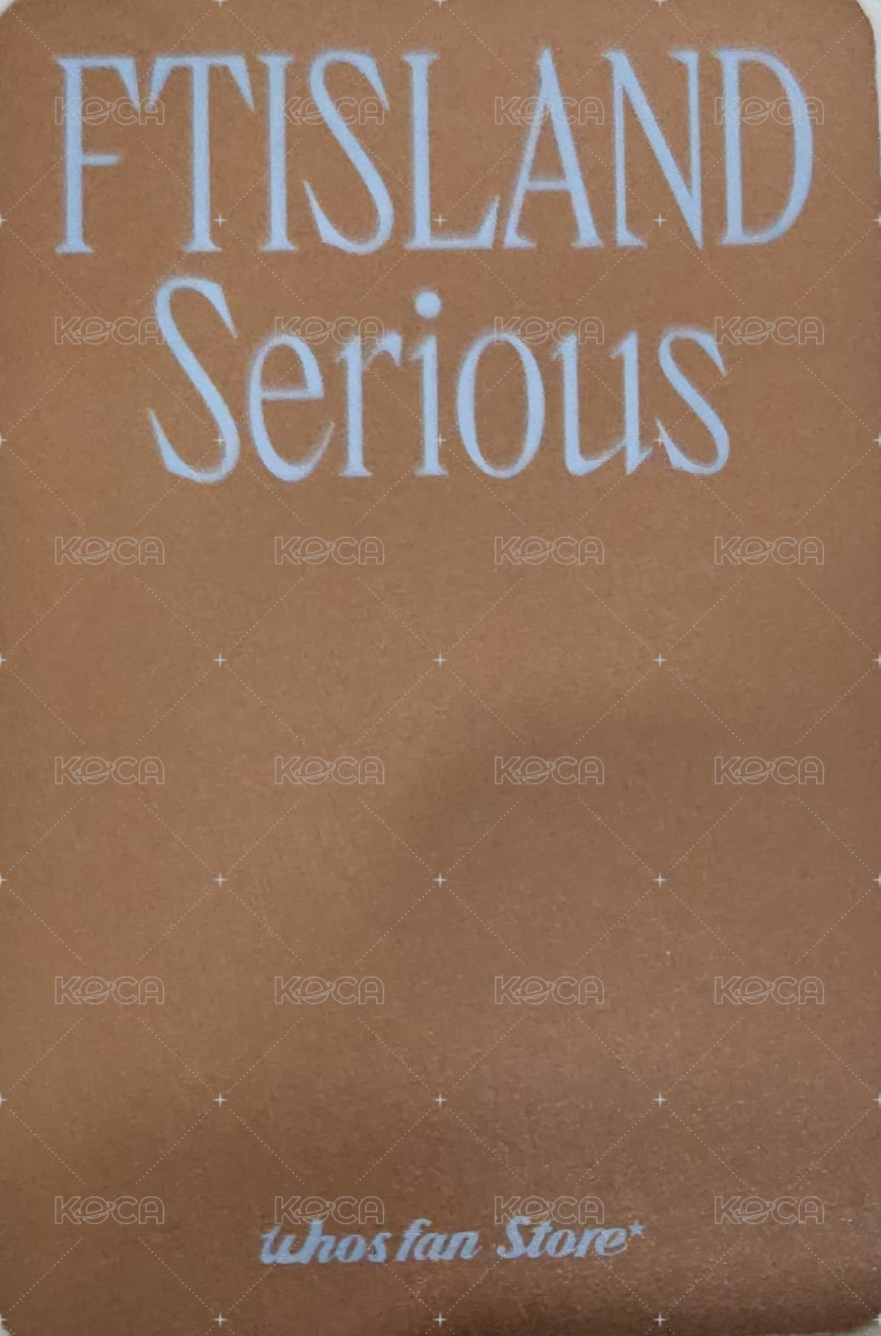 Serious wf 線上 簽售卡  背面