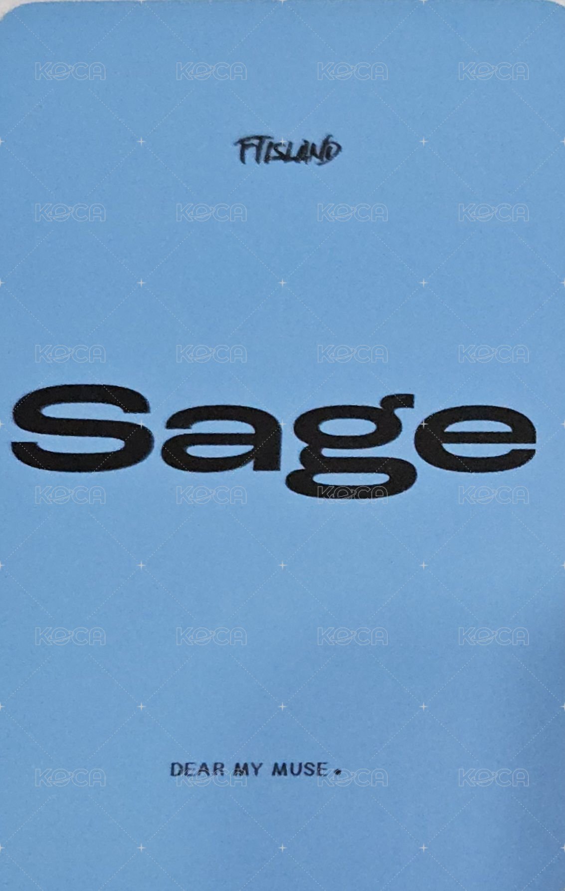 Sage dmm 簽售卡 線下 背面