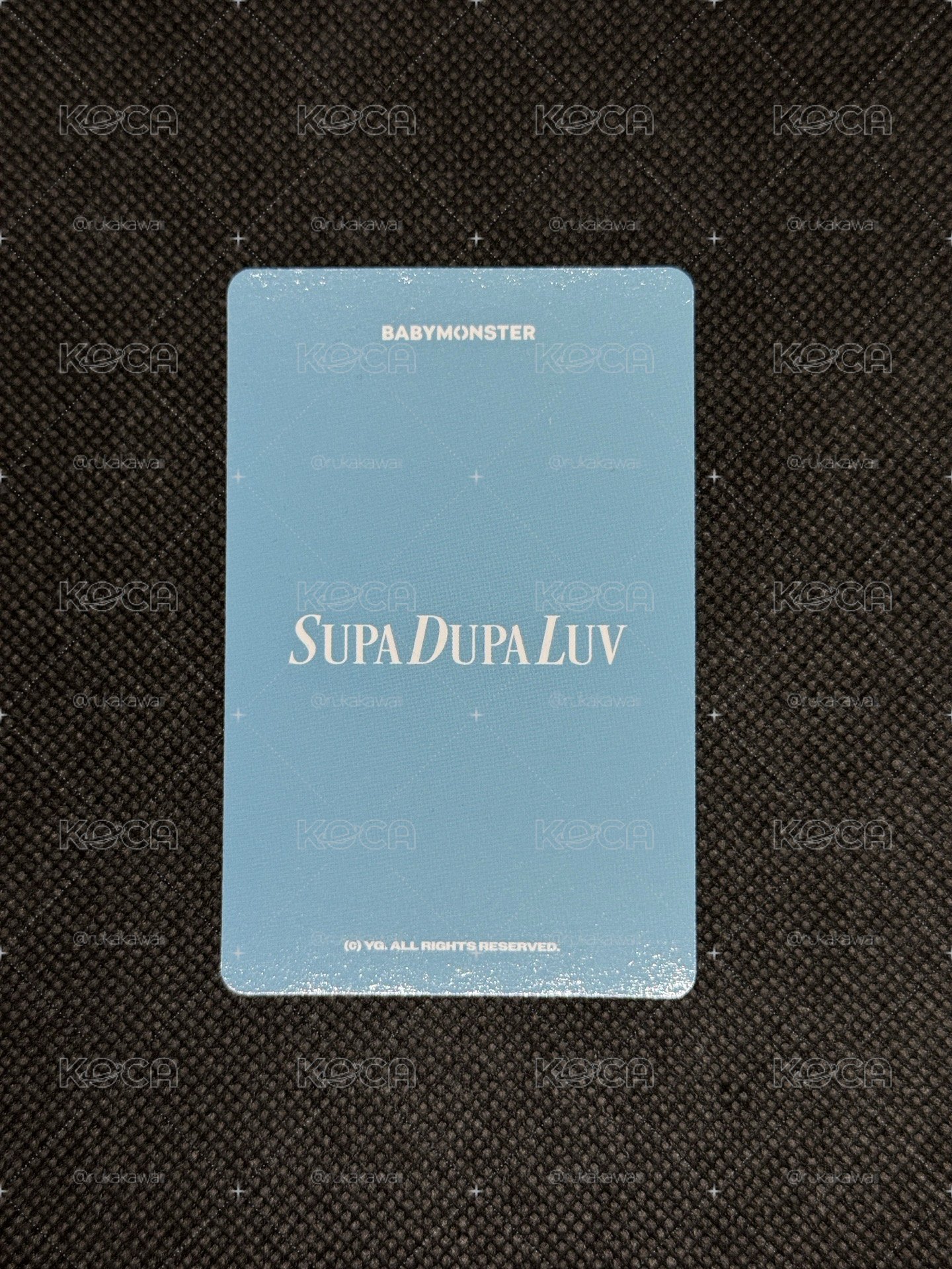 寶怪小柒 SUPA DUPA LUV 吊飾卡 球卡