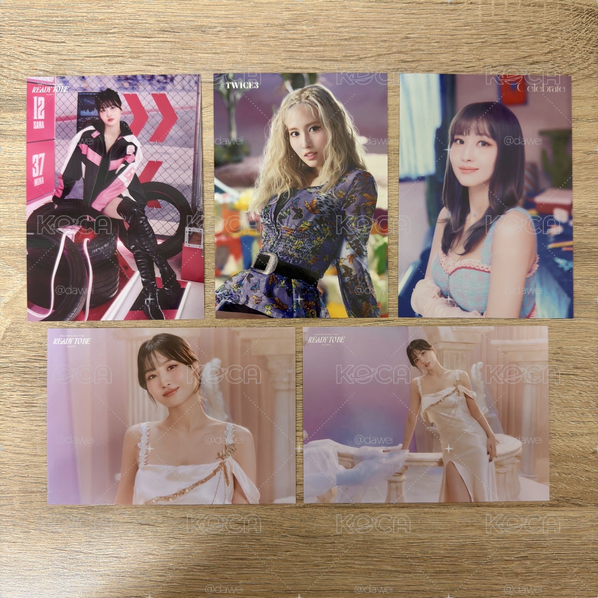 🟢TWICE MOMO 平井桃 明信片、大卡