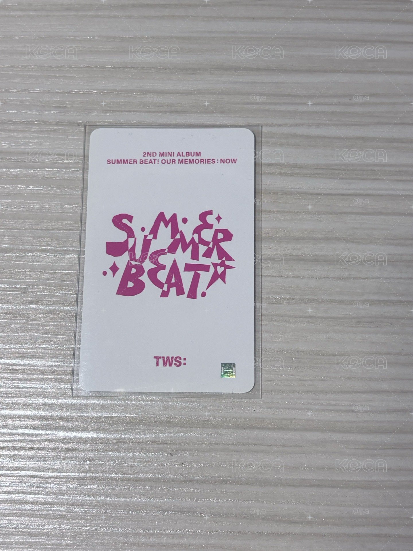 Tws 李炅潣 迷二 小卡