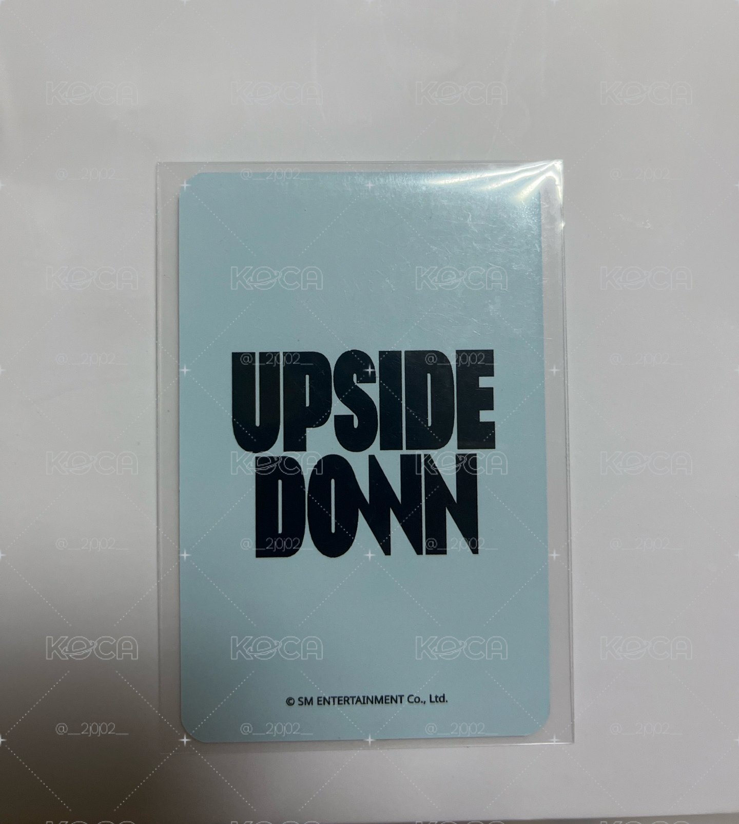 燦烈UPSIDE DOWN am 特典卡 