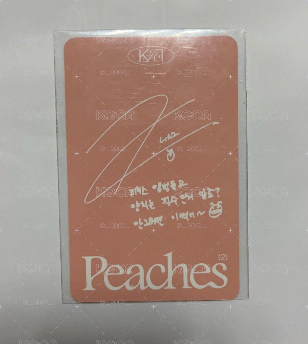 Peaches 專輯卡 
