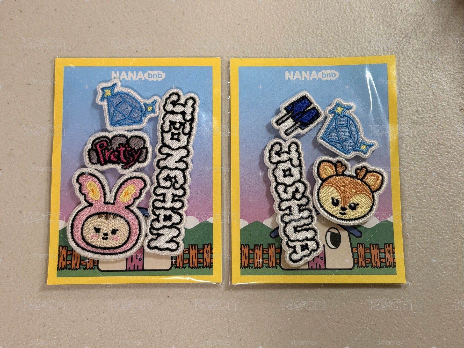 Nana bnb 漢 秀 魔鬼氈布章