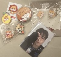 小盤-檸檬+雨傘+賣梯吊飾+鞋扣含卡+任務徽章+貼紙