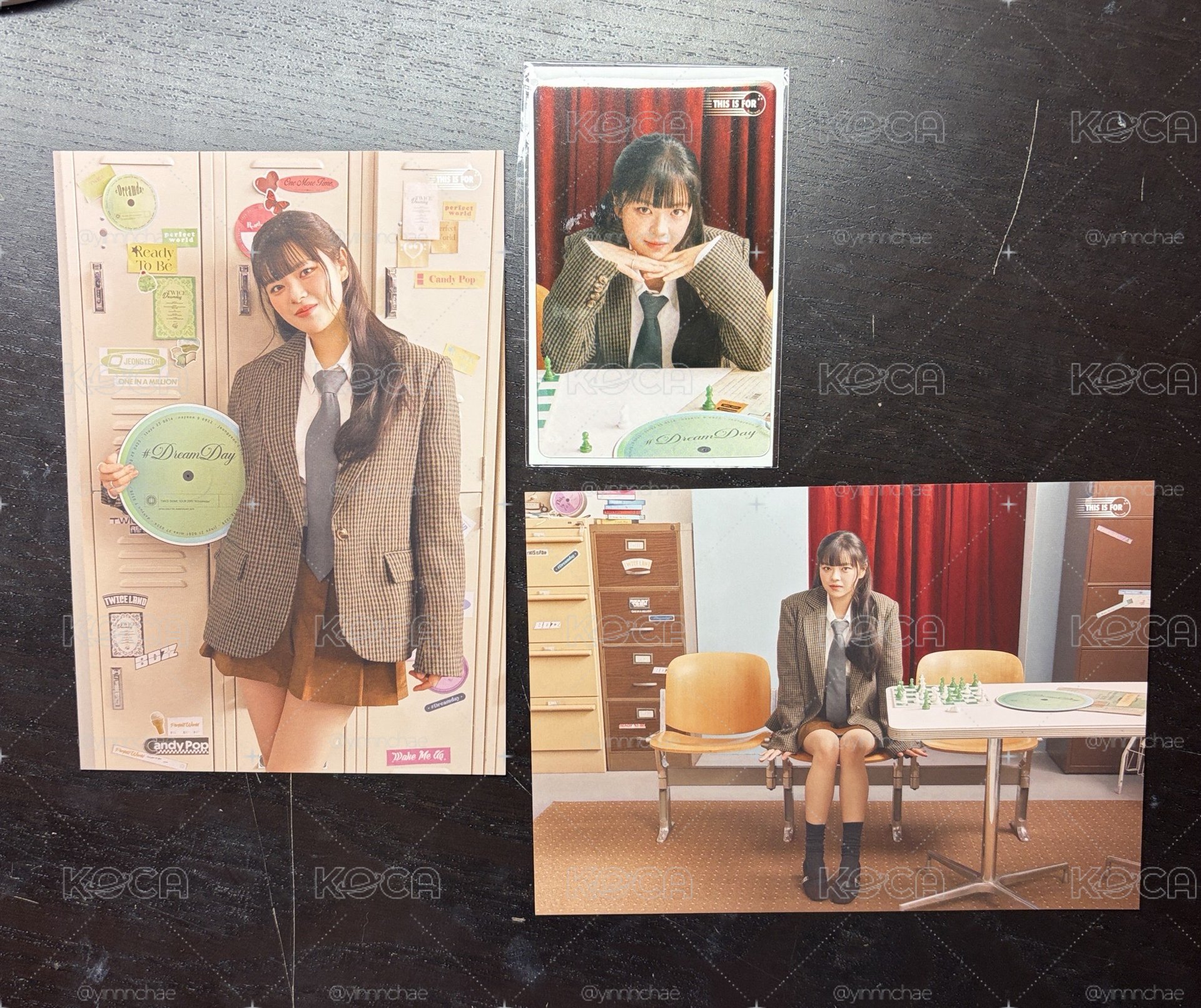 TWICE新國立 定延大卡+透卡組合