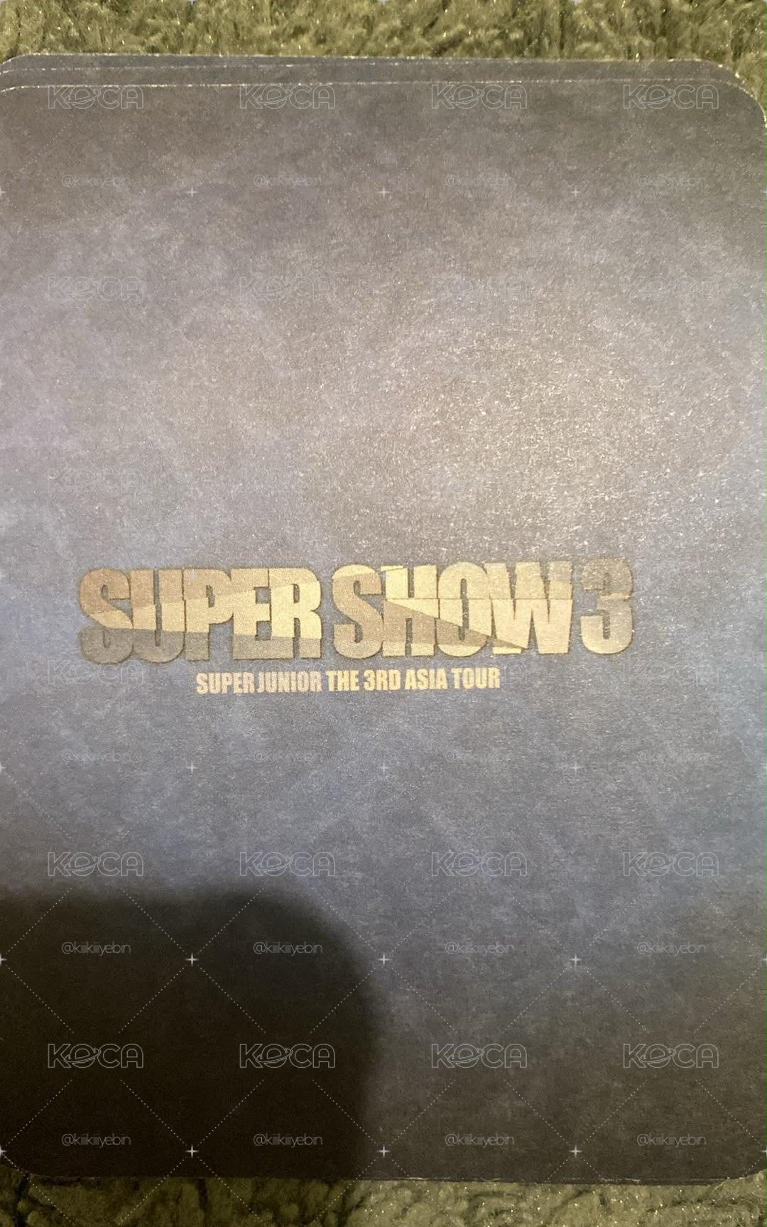 SUPER SHOW 3 2010年 限量絕版 大撲克牌