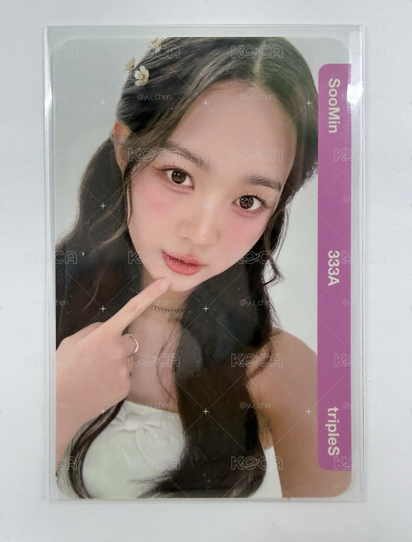 Soomin MSNZ演唱會入場卡（實+電）