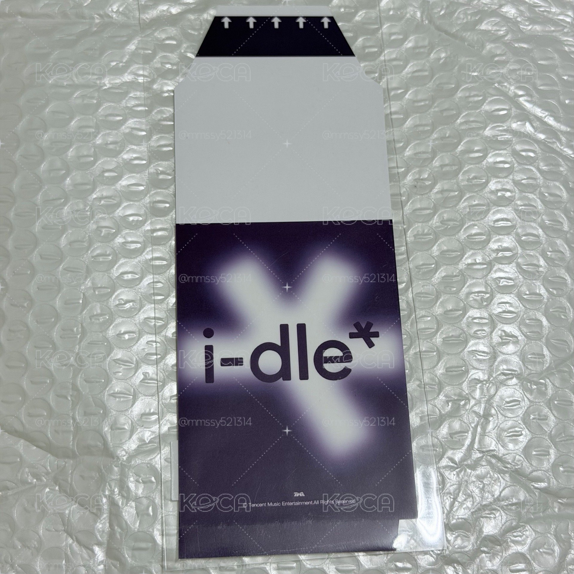 i-dle 星光卡 撕拉團卡 未拆