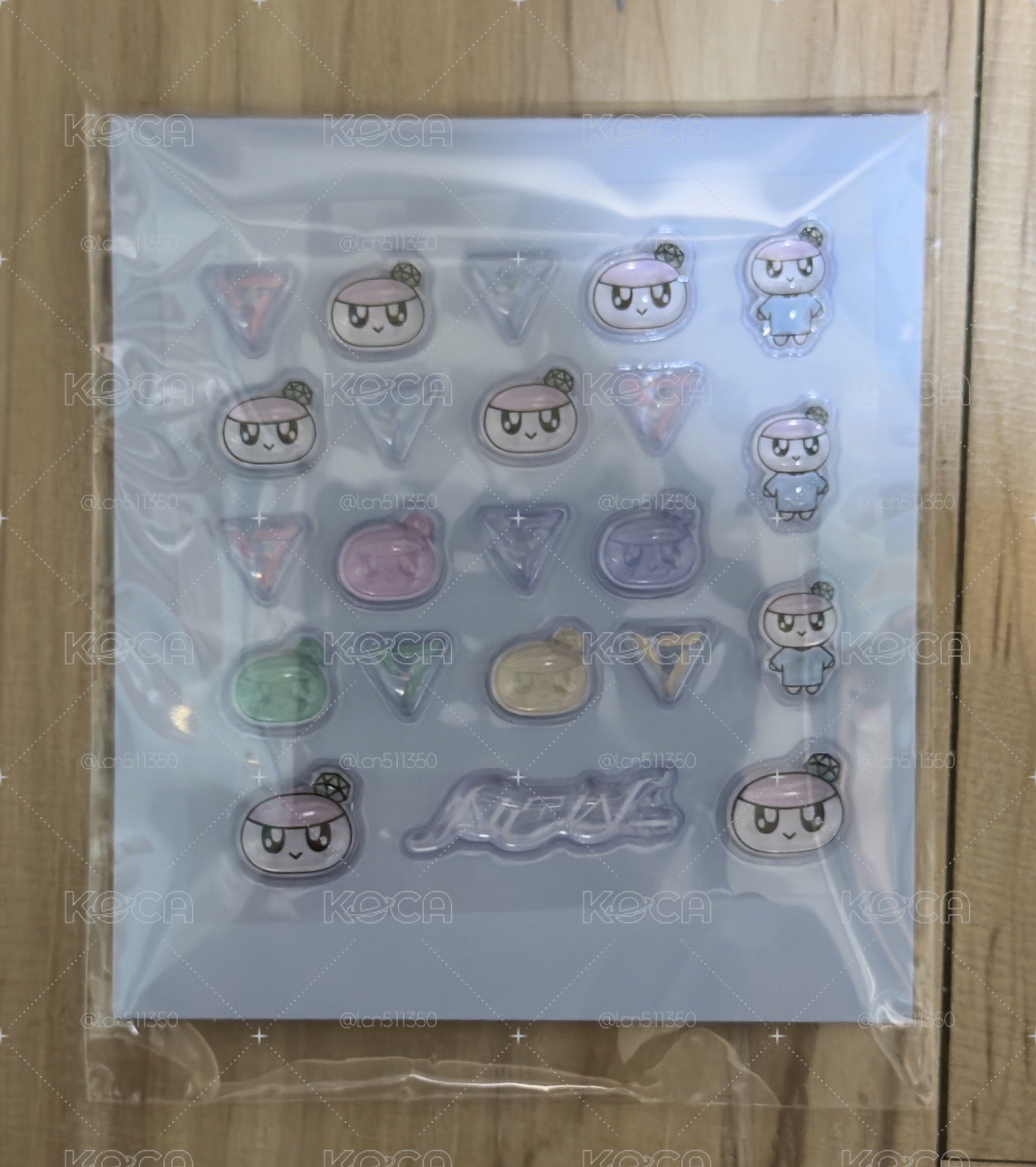 (現貨)NEW_日巡 蹦蹦髮夾 貼紙