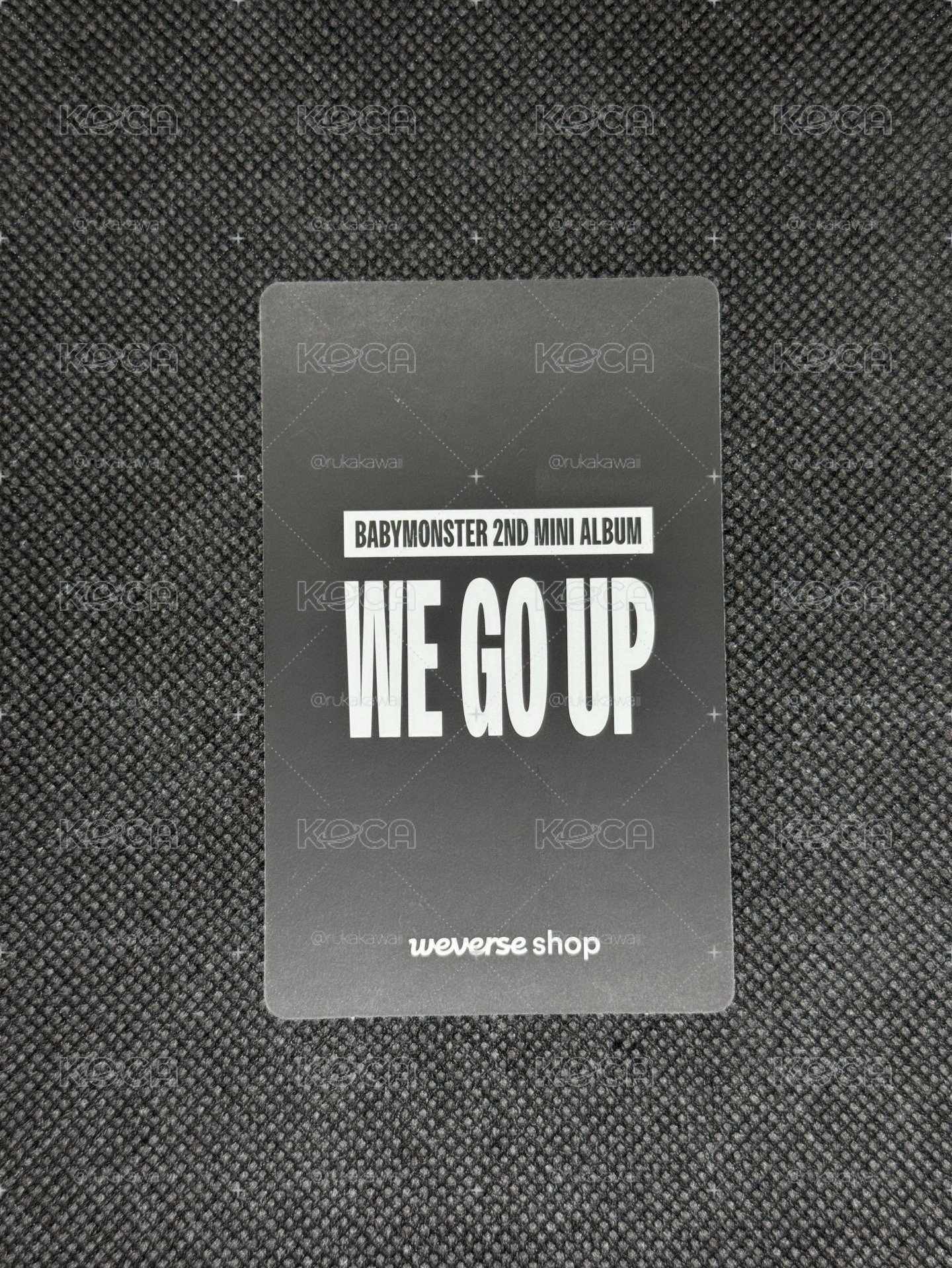 寶怪小柒 WE GO UP wvs 線上簽售卡 