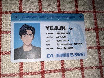 迷四（現貨）ID PSS ver.身份證💙💜🩷❤️🖤