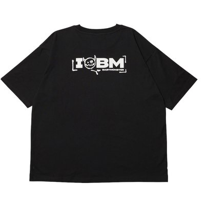 寶怪 日本限定＜I LOVE BM＞ 黑白T桖 L號