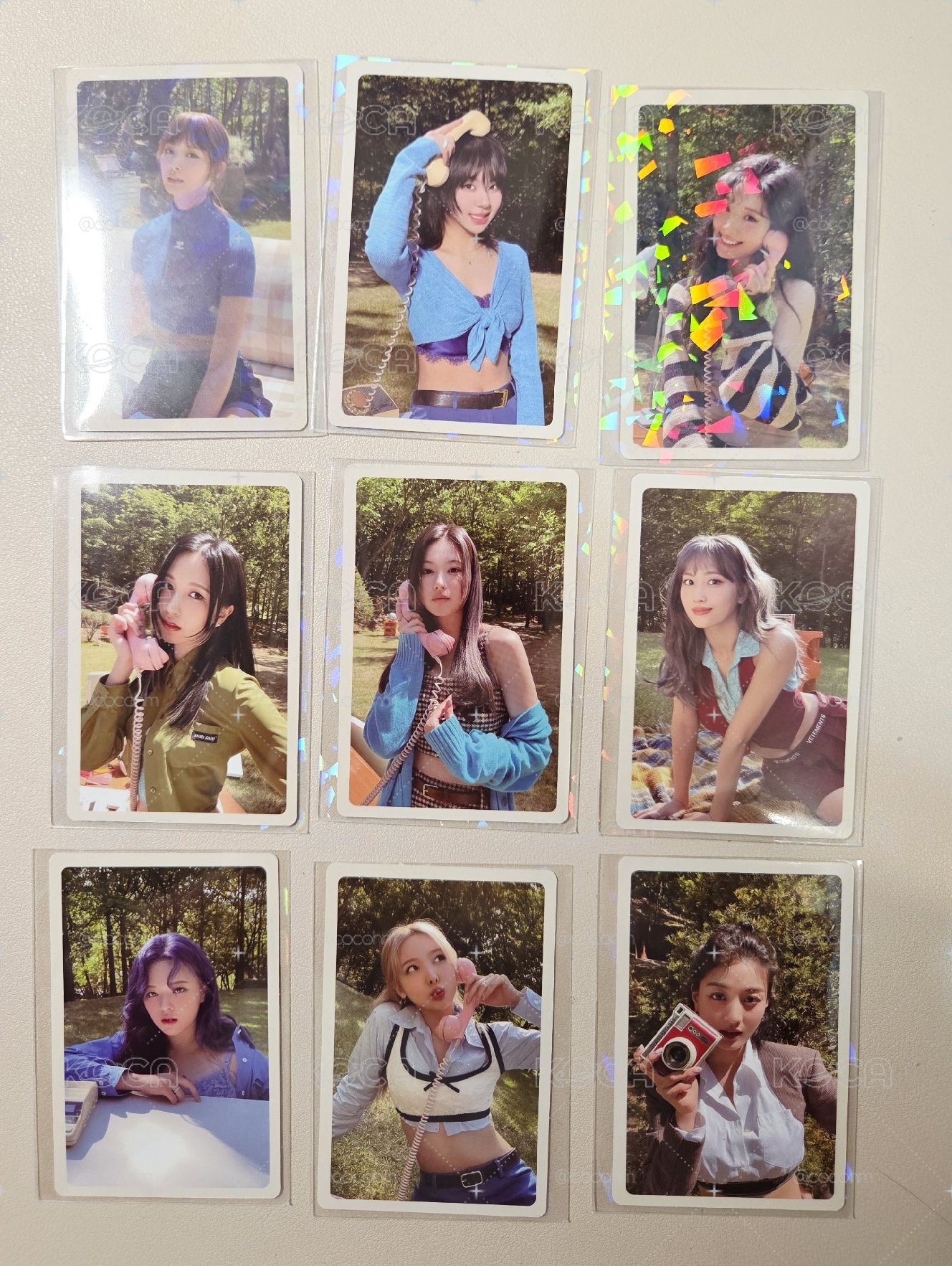 TWICE 迷11 藍版預售禮整套