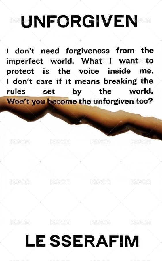 UNFORGIVEN pb 專輯卡 vol.1 (dewy sage) 背面