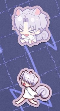 鍵帽組 尹智久 貼紙 