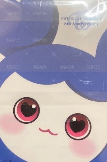 JP出道八週年 周邊卡 夜燈卡 背面