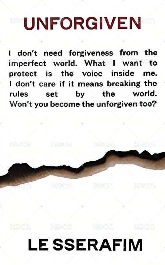 UNFORGIVEN pb 專輯卡 vol.3 (bloody rose) 背面