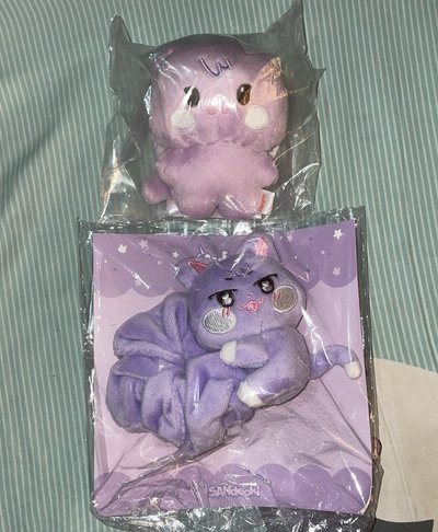 現貨 傘德原皮+潦草/寶寶娃+手燈圈