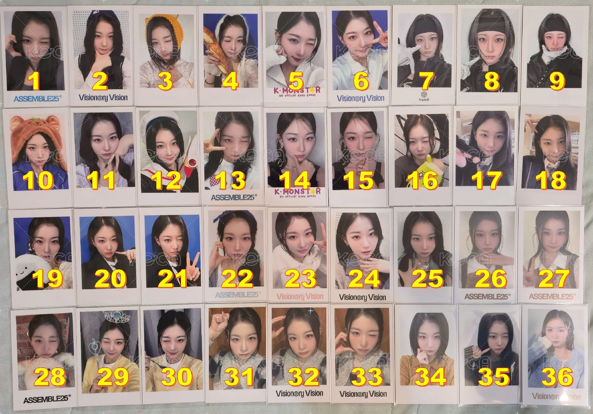 S9 Kaede 카에데 山田楓 特典 均價$50