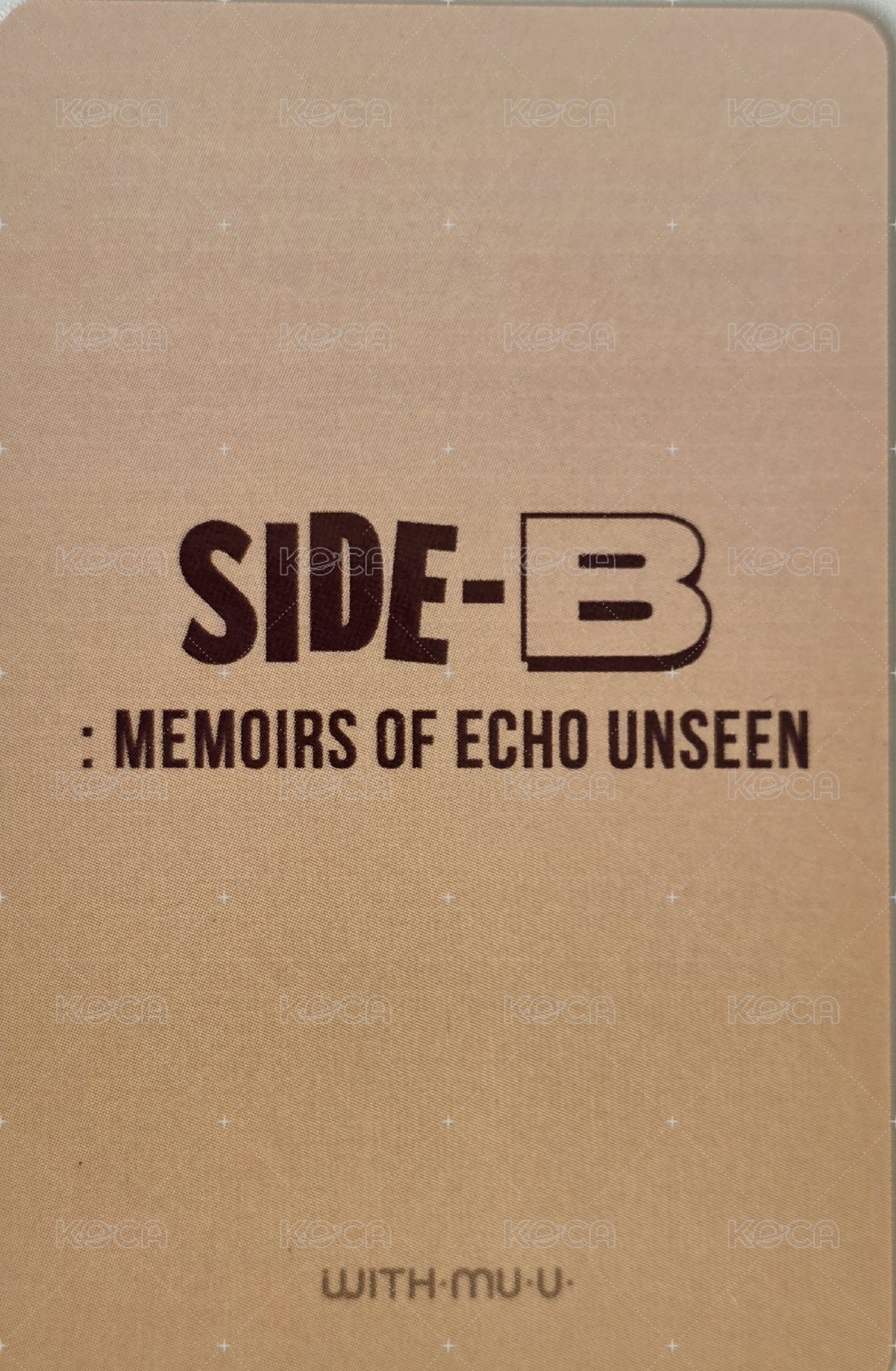 side-B wm 4.0 簽售卡  背面