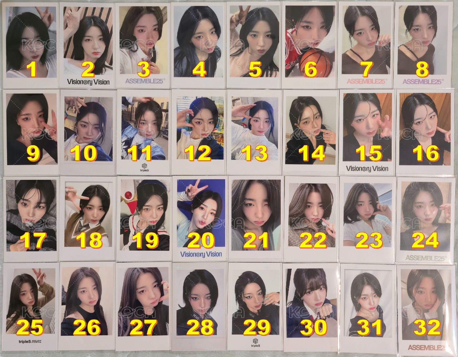 S14 Sohyun 소현 昭玹 特典 均價$50