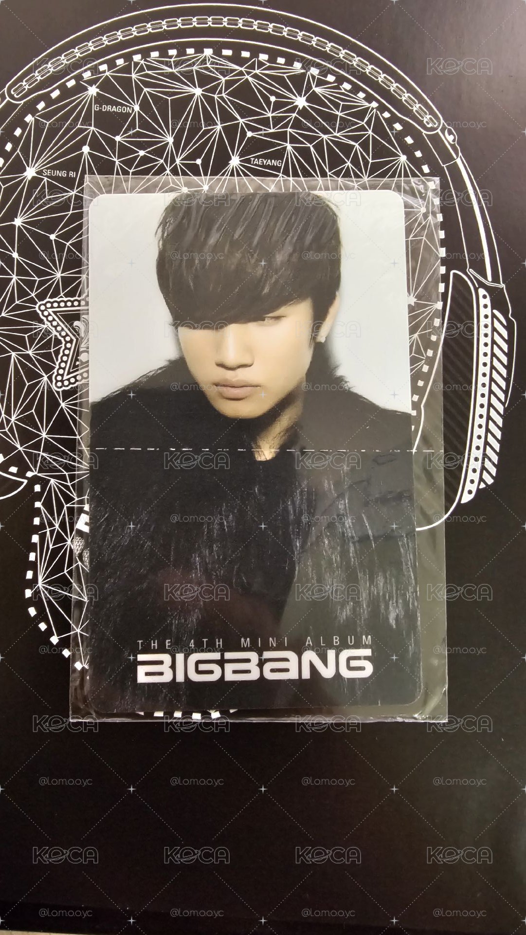 BIGBANG MINI4 Tonight 大聲 韓國 韓版 專輯 小卡。