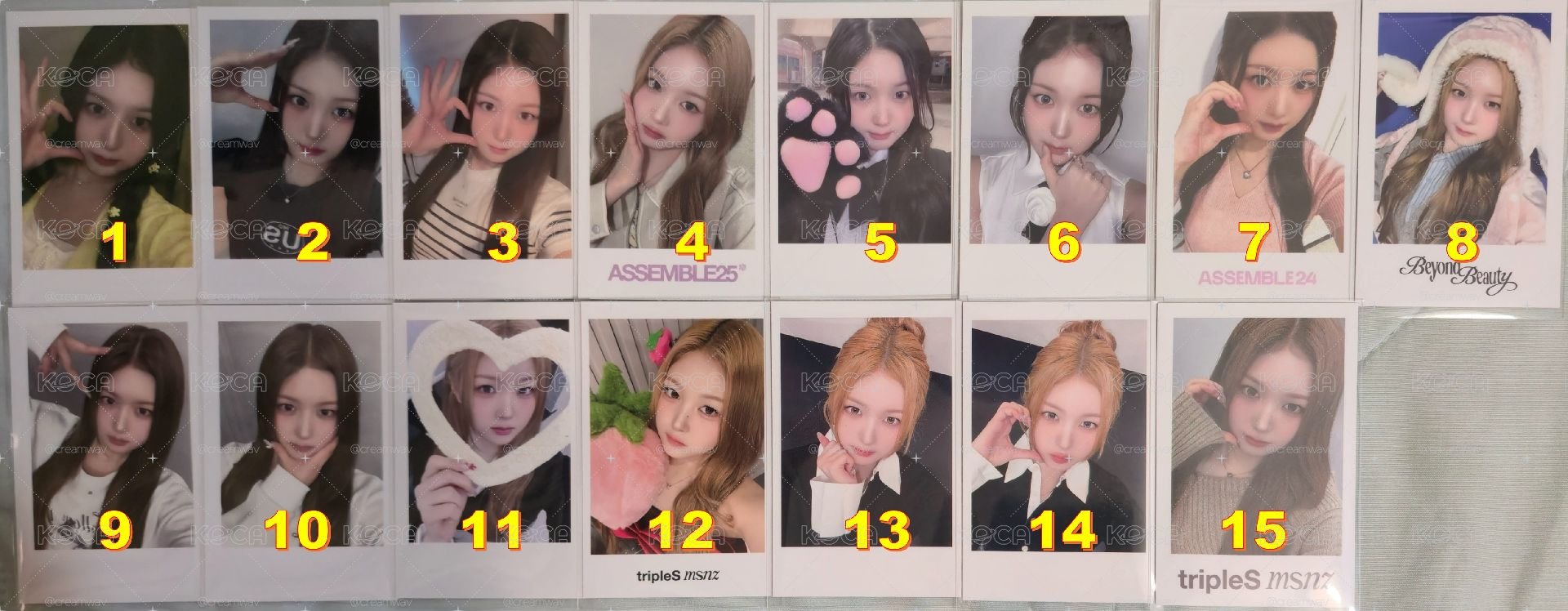 S18 Joobin 주빈 周彬 特典 均價$50