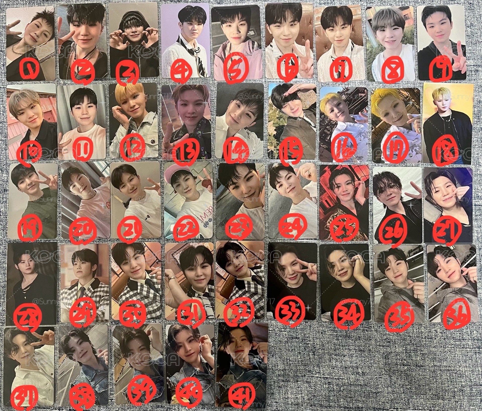 ④李知勳 WOOZI 小卡