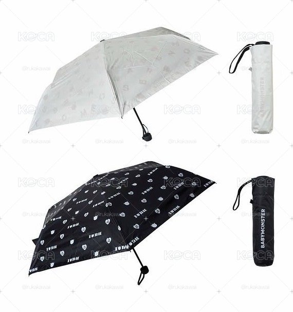 寶怪折疊傘 黑色 亞洲FC雨傘
