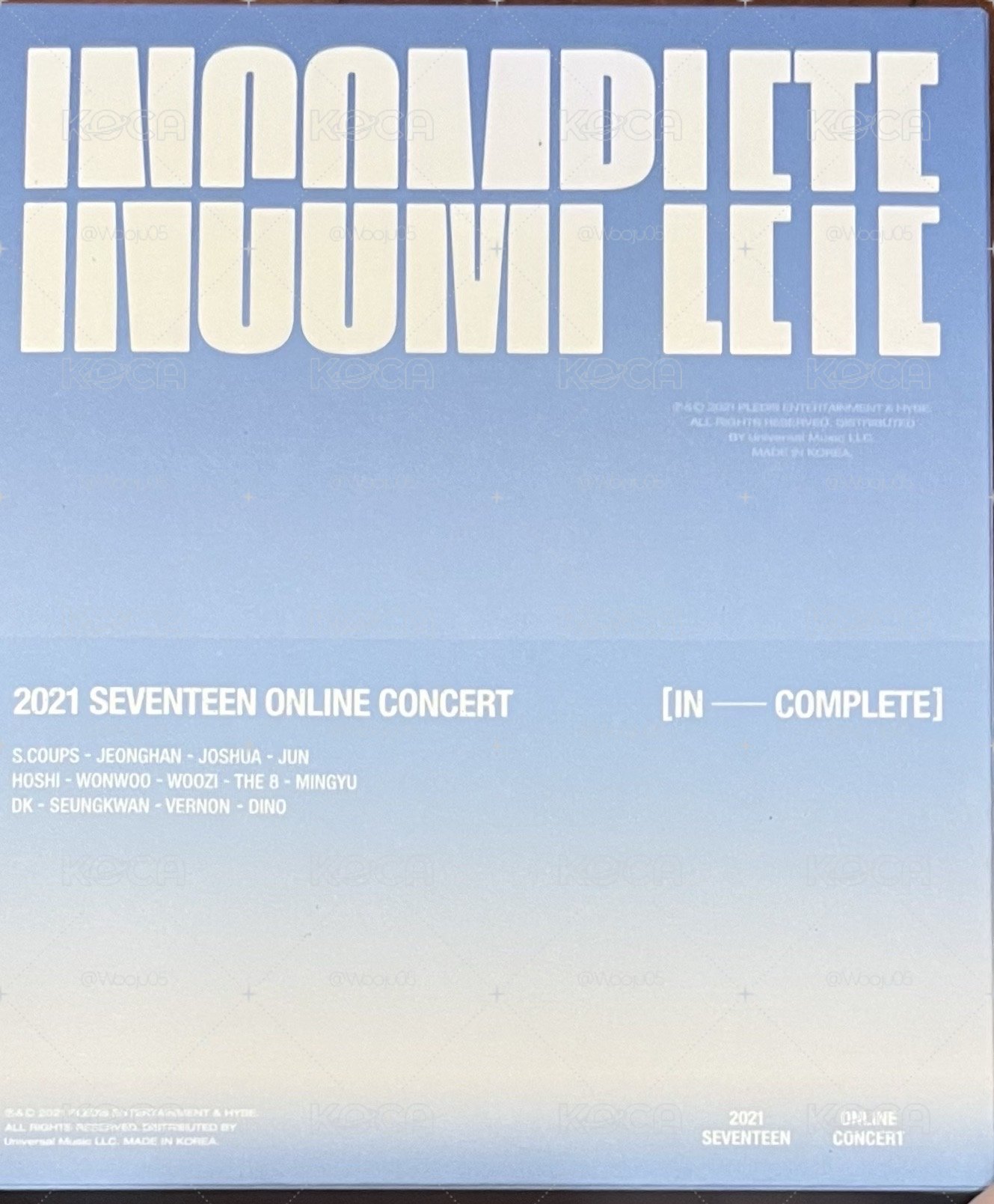 Incomplete dvd回憶錄