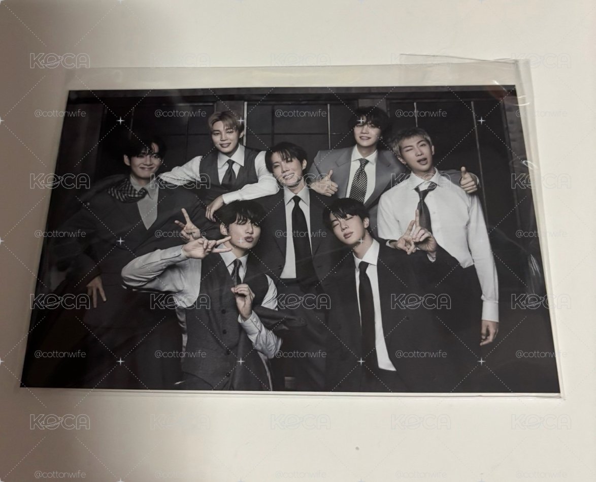 BTS wvs 早鳥禮 特典卡 