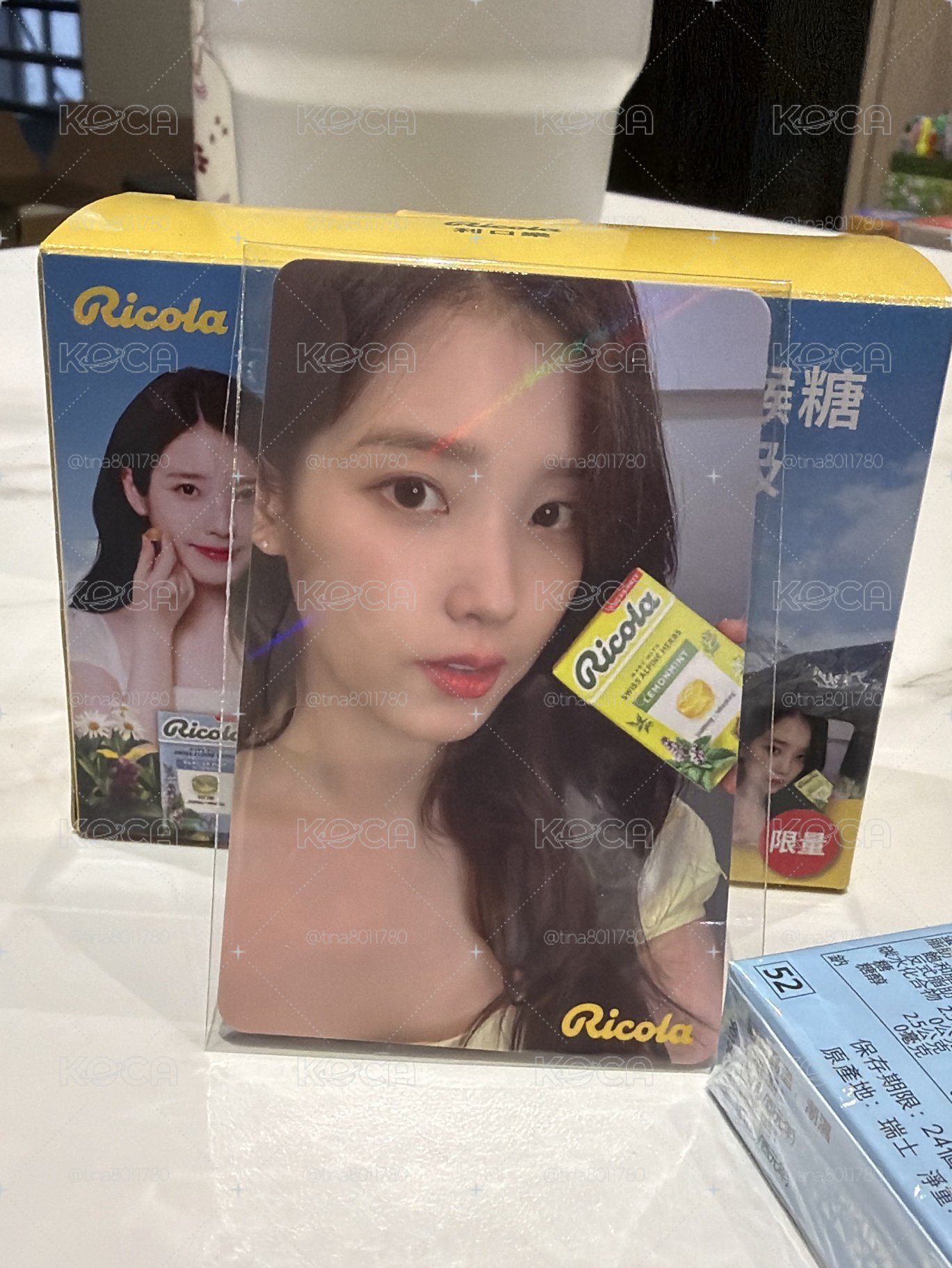 IU 利口樂   1.0 ver. B/711超商 代言卡 一整盒