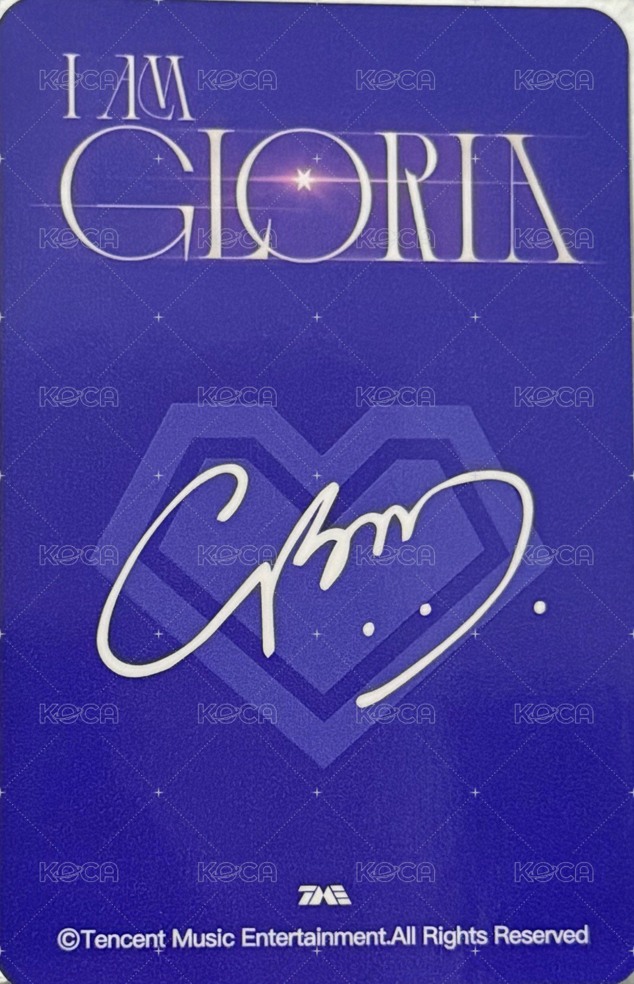 QQ音樂 星光卡 三星C款 背面